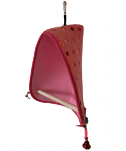 Parrot-Supplies Parrot Perch Hideaway Cosy Tent - Large - Pink
